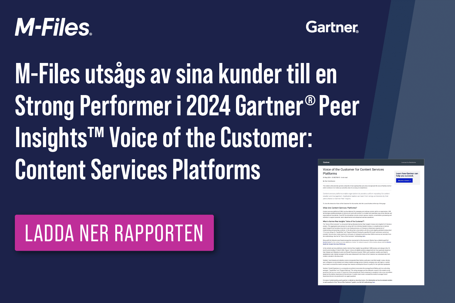 Gartner® Peer Insights™: ‘Voice of the Customer’
