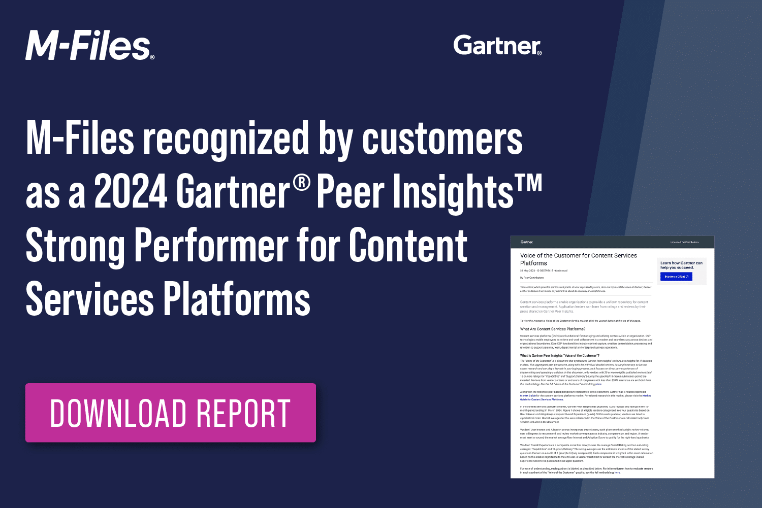 Gartner Peer Insights: Voice of the Customer